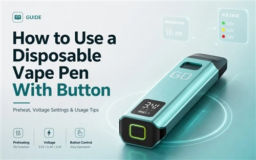 Cómo usar una pluma de vape desechable con botón
