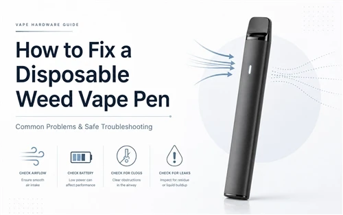 ¿Cómo arreglar el lápiz de vape de hierba desechable? Problemas y soluciones ...