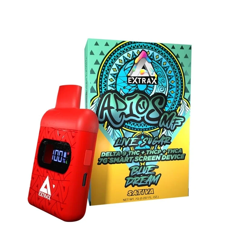 Delta Extrax THCA + Delta 9 Adios MF Live Sugar Disposable (7g) Delta Extrax THCA + Delta 9 Adios MF Live Sugar Disposable (7g)